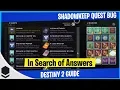 Destiny 2 Shadowkeep Quest Glitch Solution Destiny 2 Shadowkeep s missing Eris quest bug