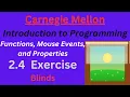CM Intro to Programming Unit 2 Lesson 4 Exercise Blinds