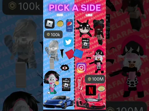 PICK A SIDE NO ROBLOX!! #round6 #squidgame #game