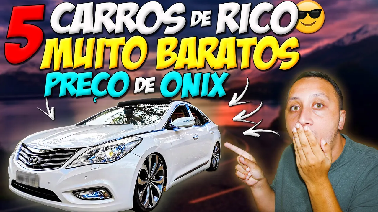 5 CARROS BARATOS para PAGAR DE RICO em 2021