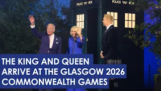 The King and Queen arrive at the Glasgow 2026 Commonwealth Games