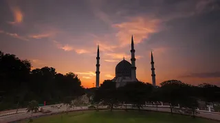 مشاهد للمونتاج شروق شروق الشمس مسجد جامع HD 