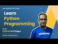 Learn Python Programming Python Tutorial for Beginners Arnab Sir CodeChef