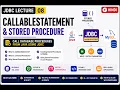 JDBC Lecture 8 CallableStatement Stored Procedure in Java MySQL Tutorial Hindi