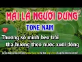 Download Lagu MÃI LÀ NGƯỜI DƯNG KARAOKE TONE NAM _ KARAOKE QUANG THÁI