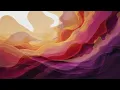 Dreamy Flowing Color Waves Loop 4K - Vibrant Orange Purple Gradient Free No Copyright