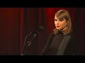 Taylor performs "Blank Space" at The GRAMMY Museum