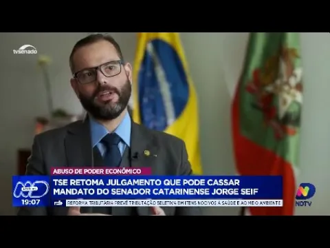 Julgamento: TSE retoma processo de cassação do senador Jorge Seif por suposto abuso de poder