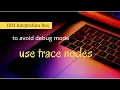 iib - how to use trace node to avoid using debug mode
