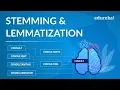 Stemming And Lemmatization Tutorial Natural Language Processing NLP With Python Edureka