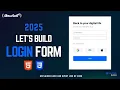 Web Developer Reveals Best Responsive Login Form Techniques using Flexbox Beginner Project