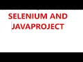 Class 7 Selenium automation with java