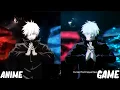 Gojo Special Attacks Anime VS Game Comparsion - Jujutsu Kaisen Cursed Clash