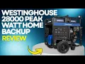 Westinghouse 28000 Peak Watt Home Backup Portable Generator Review Worth it Backup Generator