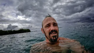 SAVING THE BOAT ALONE FROM THE WORST STORM YET