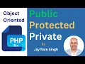 Part 15 OOP Object Oriented Programming in PHP Visibility Public Protected Private