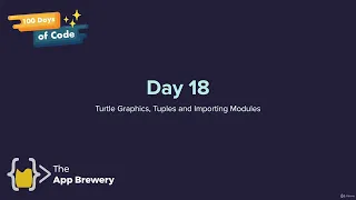 Day 18 Goals - what we will make by the end of the day The Complete Python Pro Bootcamp for 2022