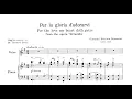 Lagu Per la gloria d'adorarvi (G. Bononcini) - G Major Piano Accompaniment - Karaoke