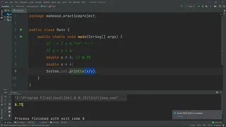 arithmetic operators Java Basics part 2 sohar university