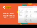 How to Create Snapshot Fields Qrew Tip