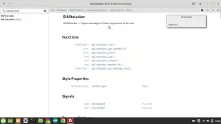 GTK StatusBar Part 01