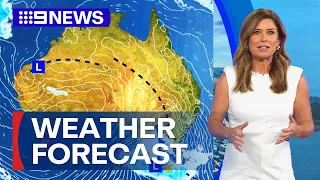 Australia Weather Update widespread rain set for parts of the country 9 News Australia