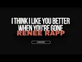 Reneé Rapp - I Think I Like You Better When You’re Gone (Karaoke Version)