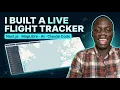 I Built a Live Flight Tracker with AI Next js MapLibre