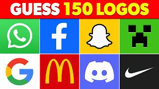 Guess the Logo in 3 Seconds | 150 Famous Logos Quiz 🔍✅