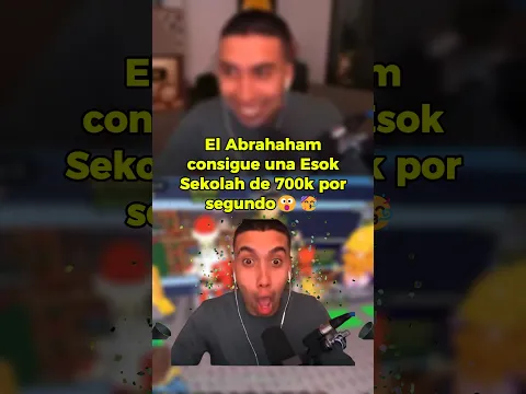 El Abrahaham consigue una Esok Sekolah de 700k por segundo😮🥳 | #shorts #clips #elabrahaham #viral