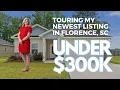 WHAT UNDER 290 000 GETS YOU IN FLORENCE SC Built in 2023 Summergate Home Tour
