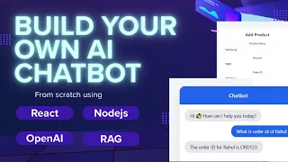Build Your Own AI Chatbot using React Node js OpenAI Hindi Full Series Part 1