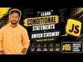 JavaScript Conditional Statements Switch Case in Telugu if else else if JS Course