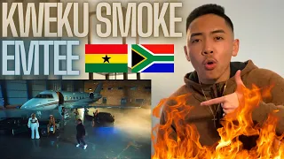 kweku smoke let it go feat emtee official music video american reaction ghana u0026 sa 
