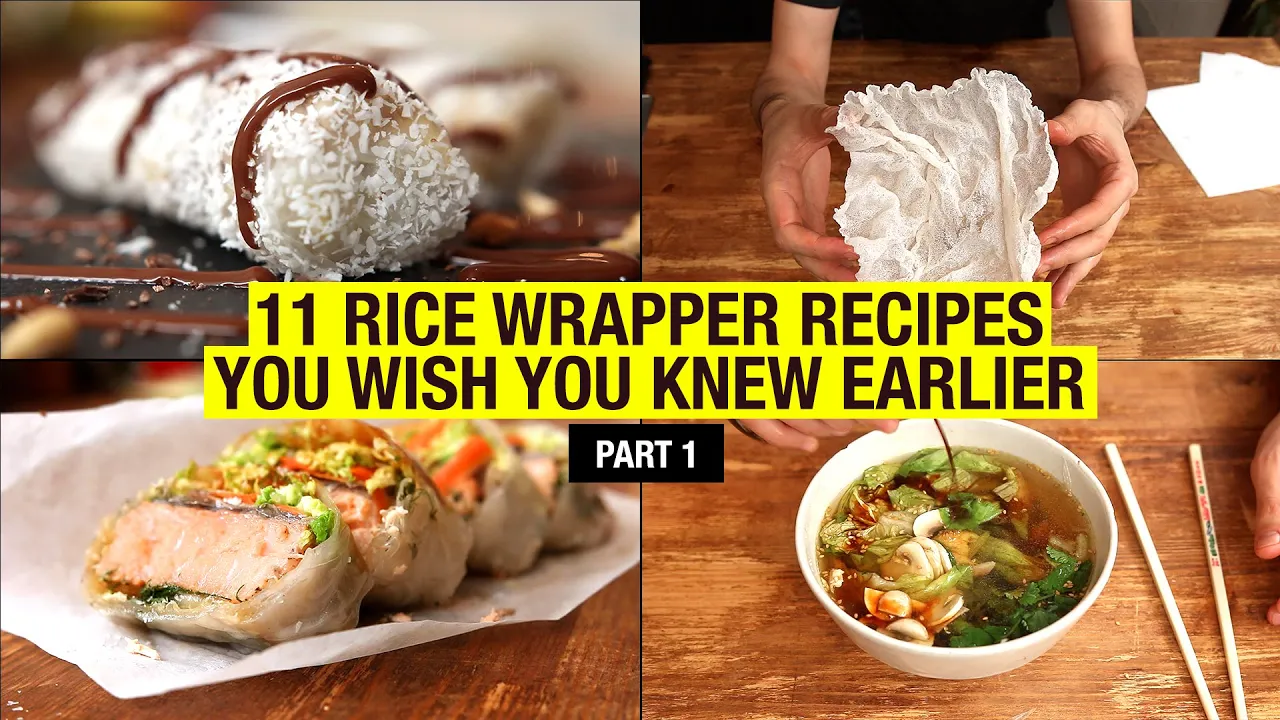 11 Recipes Using Rice Paper WAY BEYOND Spring Rolls (part 1)