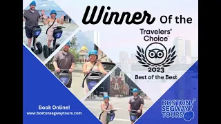 AWARD WINNING Tours Of Boston on Tripadvisor for 6 YEARS IN A ROW