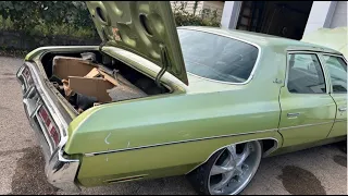 I HAD TO SAW OUT 4 12 S FROM MY 1972 CHEVY IMPALA 