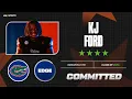 WATCH 4-star EDGE KJ Ford Commits to Florida LIVE on 247Sports No 11 Overall EDGE