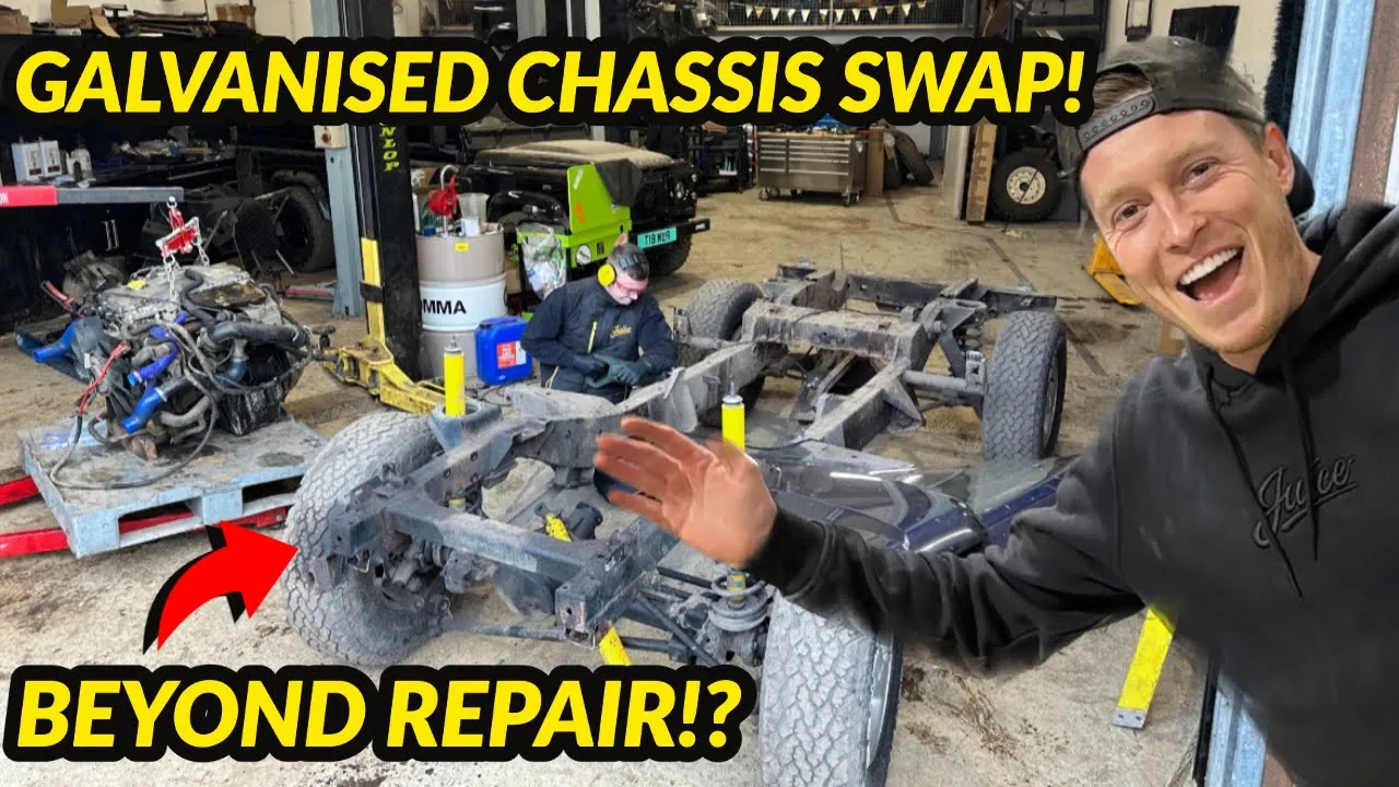 Swapping a Defender Chassis & Bulkhead - Part 1