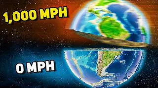 الأرض ولكن في كل دقيقة أقوم بإبطاء الدوران 