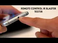 Android IR Blaster Test How to Check if Your Phone Has a Universal Remote IR Blaster