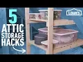 How to Organize Your Attic 5 Easy Storage Ideas