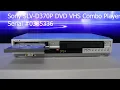 Sony SLV D370P DVD VHS Combo Player Serial 0385336