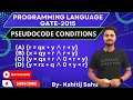Programming Language GATE-2015 Problem Solution