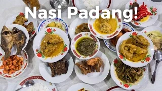 Download Nasi Padang - AMAZING Indonesian Food - Beef Rendang and Gulai Otak! MP3