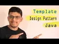 Template design pattern in Java