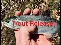 Ohio Trout Release at Wolf Run Lake