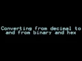 arcade ROM hacking lesson 2 binary hex and decimal