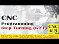 Basic CNC Programming Step turning G71 - 3