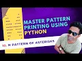 10 How to Print H Pattern of Asterisks in Python Python for Beginners